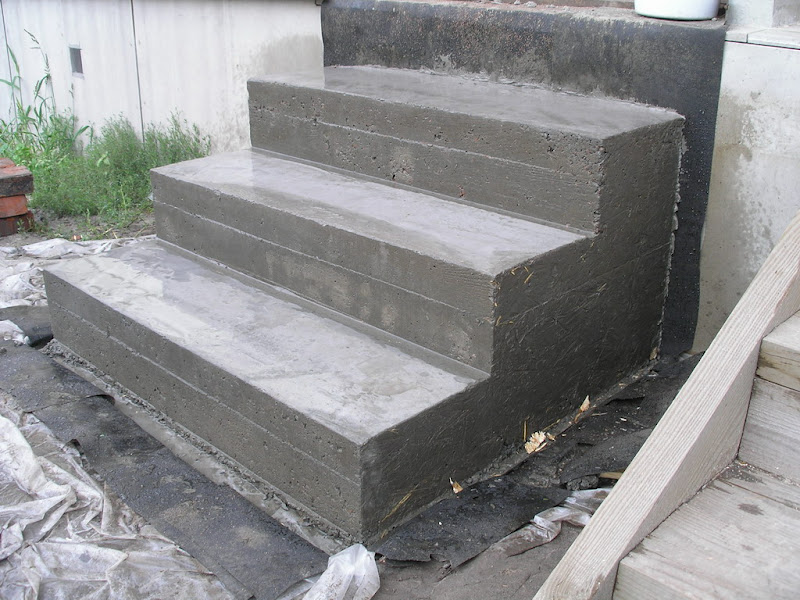 крыльцо из бетона